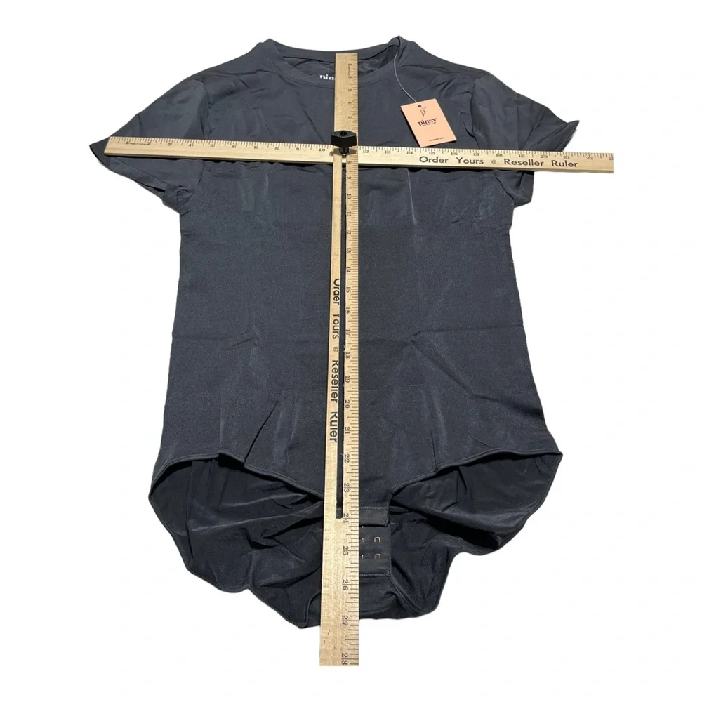 Pinsy Butter Sculpt Tee Bodysuit-2X-GREY BRAND NEW‎ TAGS NWT - Picture 2 of 6